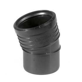 Betriukšmės kanalizacijos alkūnė WAVIN SiTech+, d110/15°, 215511015