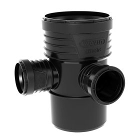 Betriukšmės kanalizacijos spec. keturšakis WAVIN SiTech+, d110/50/50/87,5°, 215690001