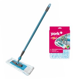 Pašluostė grindims su teleskopiniu kotu YORK Power, 130 x 48 cm
