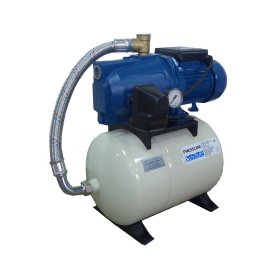 Vandens tiekimo sistema VJ10A -58APT, įsiurbimo gylis 9 m, kėlimo aukštis 45 m, našumas 55 l/min, galia 900 W, 60 L