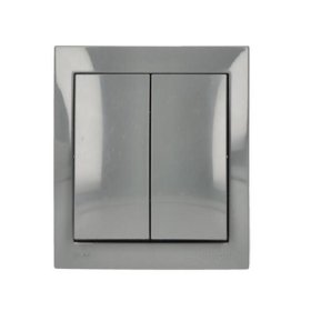 Jungiklis KONTAKT SIMON Aquaclick, pilkos sp., 2 viet., virštinkinis, IP44, ACW5/18