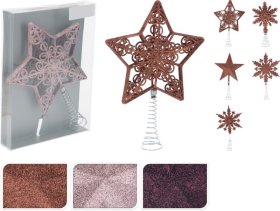 Eglutės viršūnė, 5 skirtingi dizainai, 3 skirtingos sp., 20 cm