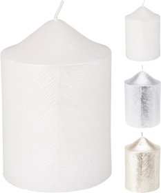 Žvakė, aukso, sidabro arba baltos sp., 7 x 10 cm