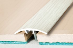 Aliumininė grindų juostelė HESORA H 64 D8, 3.2 x 180 cm, šv. pilkos spalvos, kilmės šalis ES