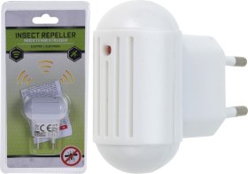 Uodų repelentas, maitinamas iš elektros tinklo, su LED lempute