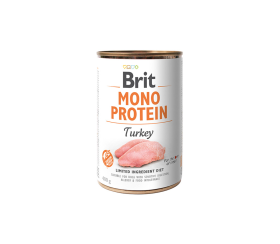 Konservuotas šunų ėdalas BRIT Care Mono Protein, su kalakutiena, 400g