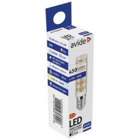 LED lempa AVIDE, 4,2W (=39W), E14 JD, CW, 6400K, 220-240V, 450 lm, 220°, 25.000 val