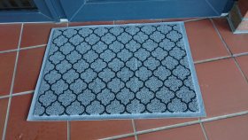 Kilimėlis PRINT Mat, 50 x 70 cm, pilkos spalvos