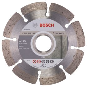 Deimantinis pjovimo diskas BOSCH Concrete, 115 mm, 22,23 mm