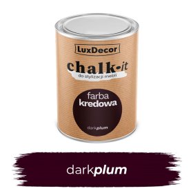Kreidiniai dažai LUXDECOR Chalk-It, 750 ml, (35) Dark Plum