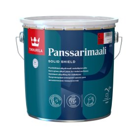 Emaliniai dažai skardiniams stogams TIKKURILA Panssarimaali, 2,7 l, A bazė, pusiau blizgūs