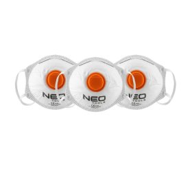 Respiratorius NEO FFP2, su vožtuvu, 3 vnt., CE