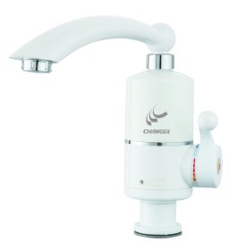 Momentinis vandens šildytuvas su čiaupu CHANGER, 3 kW, balta sp., laidas 1,5m, R21-01D