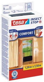 Apsauginis tinklelis durims nuo vabzdžių TESA Comfort 55910, 2 x 0,65 x 2,5 m, juodos sp.