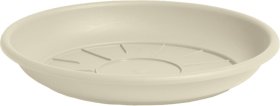 Plastikinė lėkštelė NICOLI DOMUS, 24x3,7cm., kreminė