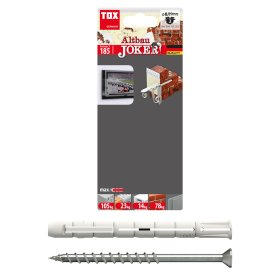 Dvigubo išsiplėtimo kaištis su sraigtu TOX, 8/90, 2 vnt.