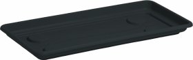 Plastikinė lėkštutė loveliui MEGA, antracito sp., 60 x 29 x 8 cm.