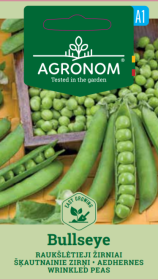 Daržovių sėklos, AGRONOM žirniai raukšlėtieji BULLSEYE, 10 g.
