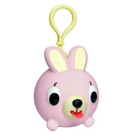 Emocinis žaisliukas-pakabukas JABBER BALL, Rožinis kiškutis SU-16031