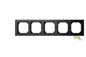 Rėmelis LIREGUS Epsilon, 5 vietų, antracito sp., K14-145-05.E/J 