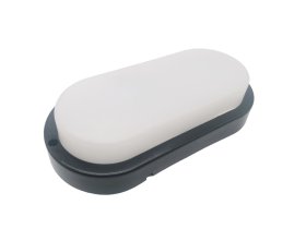 Specialiųjų patalpų LED šviestuvas ORRO BL198EP02, 12W, 840 lm, IP54, virštinkinis, juodos sp., ovalo formos, A171500011