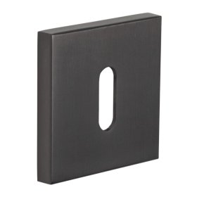 Durų apyraktė INOVO, SLIM 17, BB simboliniam raktui, grafito spalvos, kvadratas