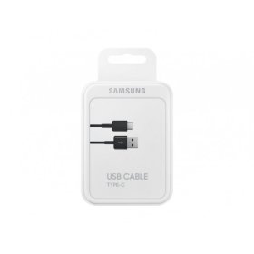 Įkrovimo laidas SAMSUNG, USB į Type-C, kabelis 1.5m, juodos sp., EP-DG930IBEGWW