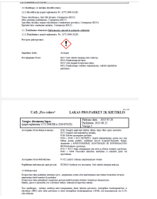 Lakas PRO Parket 2K, 1 l, pusiau matinis