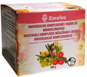 Kompleksinės trąšos EMOLUS Npk 14-11-25, (10448) (03-11 mėn), 100 g, rusvas
