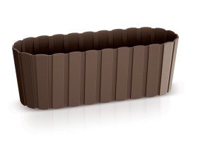 Plastikinis lauko lovelis rudos sp., 38,3 x 14,4 x 13 cm., rudos sp.