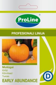 Daržovių sėklos, PROLINE moliūgai Early Abundance, 5 s., D
