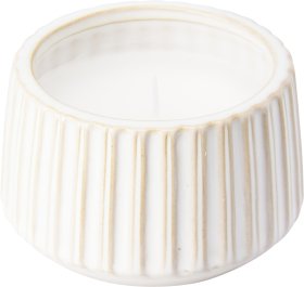 Žvakė, keraminiame indelyje, 2 skirtingi dizainai, 10 x 10 6 cm