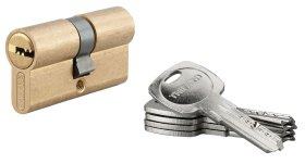 Spynos cilindras SERRUPRIX Tiger 6, 5 raktai, žalvarinis, 30x30 mm, 216602