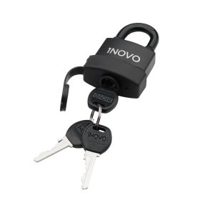 Pakabinama spyna INOVO PG-50-45, 47 mm, juodos spalvos, 3 raktai