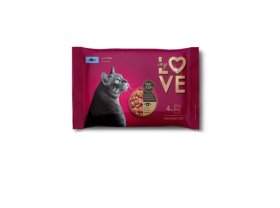 Konservuotas kačių ėdalas MY LOVE, su žuvimi, 4x85 g
