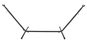 Hamako stovas, iš metalo, spl. juoda, matmenys 2600x1070x1000 mm, H-S02