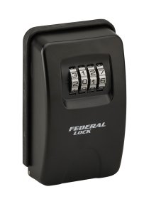 Sieninis seifas raktams THIRARD, su kodine spyna, splalva juoda, 110 x 68 x 43 mm, 393292