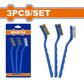 Šepečių rinkinys WADFOW, nailono, žalvario ir vielos šeriai, 180 mm, 3 vnt., WBH3607