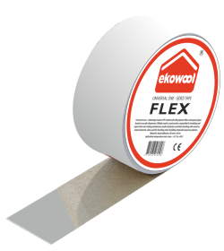 Sandarinimo juosta EKOWOOL Flex, 60mm x 40m, popierinė