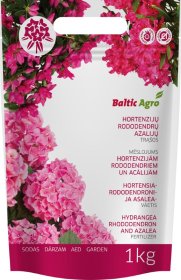 Hortenzijų, rododendrų, azalijų trąšos BALTIC AGRO, 1 kg