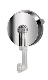 Kabliukas RIDDER 12110100, 65 x 108 x 30 mm, priklijuojamas, plastikinis