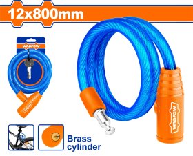 Dviračio spyna WADFOW WBK1108, 2 raktai, d-12 mm, 800 mm