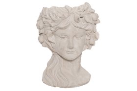 Lauko vazonas 4LIVING MOTERIS, šviesiai rudos sp., 24 x 21 x 33 cm.