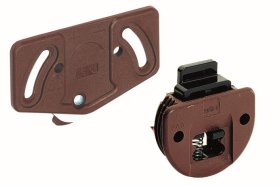 Stumdomų durų montavimo rinkinys HETTICH SlideLine1+, 30 kg, spl. ruda, 62548