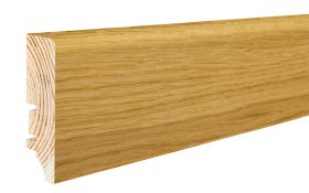 Medinė faneruota grindjuostė BARLINEK P6P, 60 x 15,5 x 2200 mm, spl. ąžuolas, P6P01011A