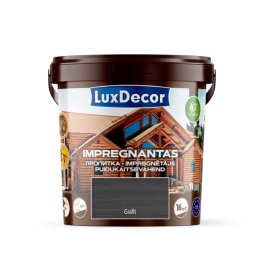 Impregnantas medienai LUXDECOR, (12) grafitas, laukui ir vidui, 1 l
