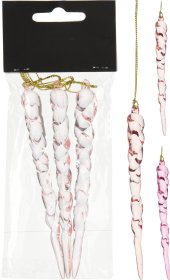 Eglutės žaisliukas Varveklis, 2 skirtingi dizainai, 3 vnt., 12 cm