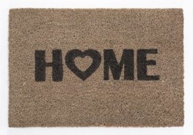 Kilimėlis, 40 x 60 cm, 100% kokoso plaušo, šviesiai pilkas