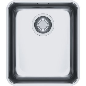 Plautuvė FRANKE Anx110-34, 37 x 43, plieninė, montuojama iš apačios, be ventilio 112.0006.318, Vokietija