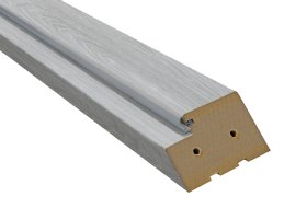 Laminuotų durų su užlaida stakta VOSTER, horizontali, spalva Silver oak, matmenys 890 x 90 x 44 mm, 1 vnt.